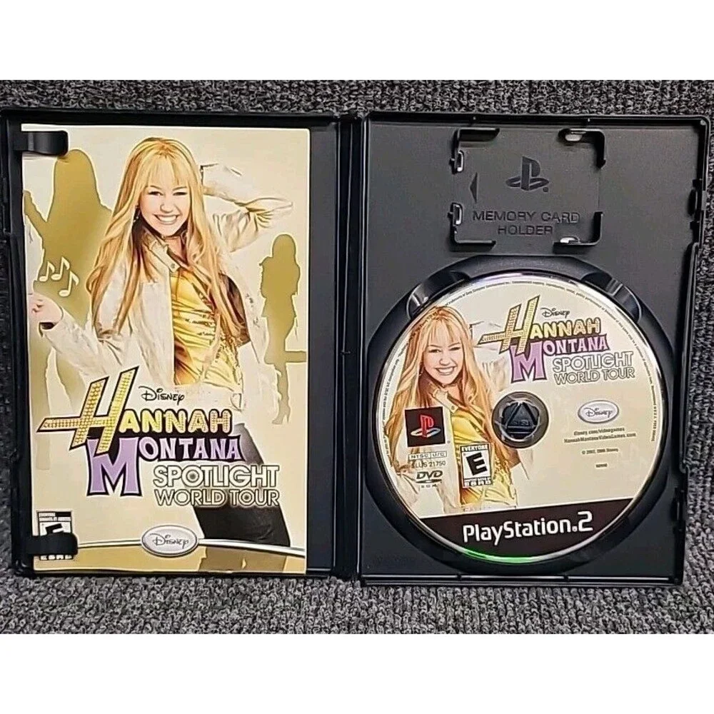 PS2 Hannah Montana Spotlight World Tour (Sony PlayStation 2) Complete Tested